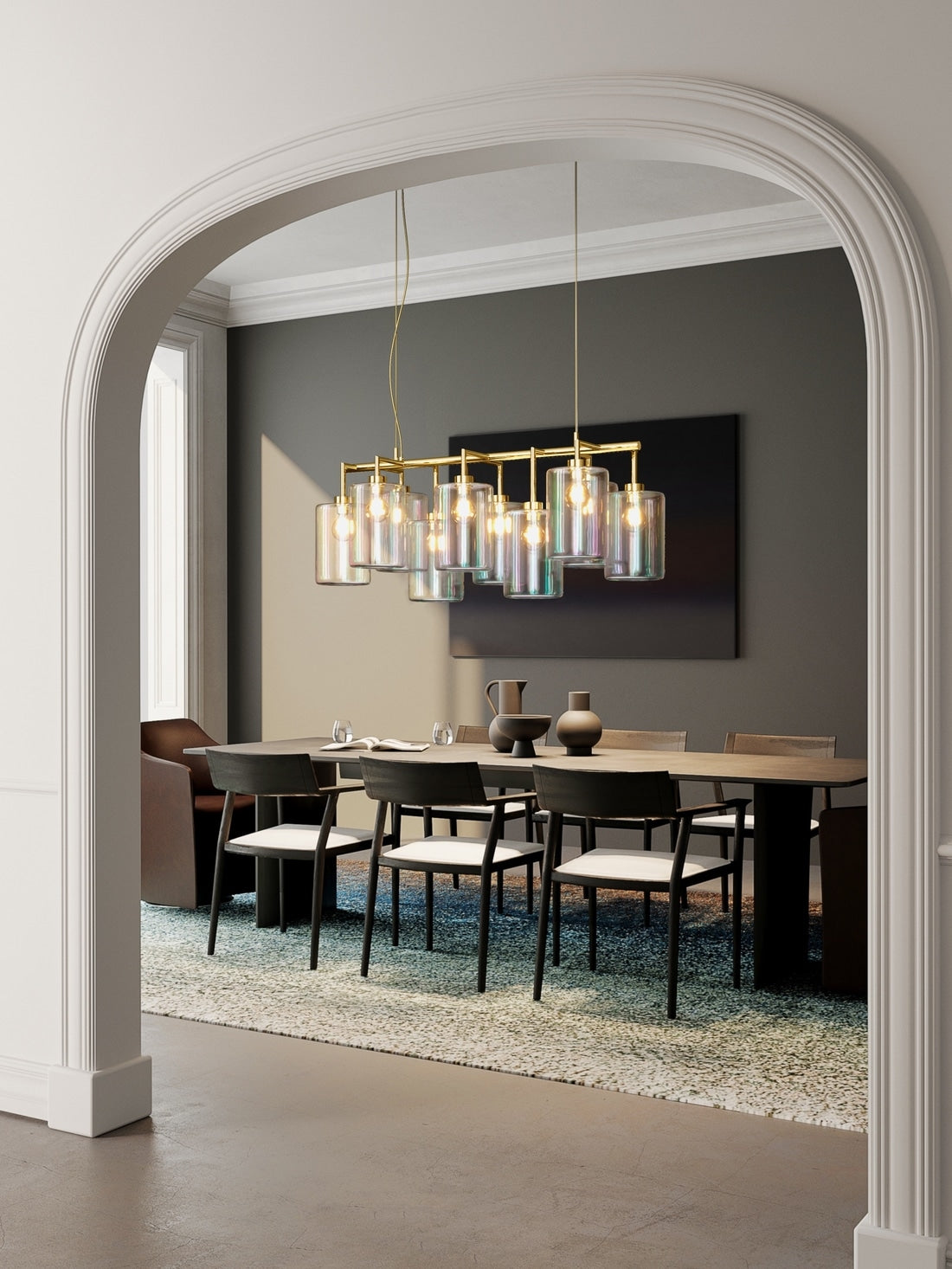 Louise Hanging Lamp Long