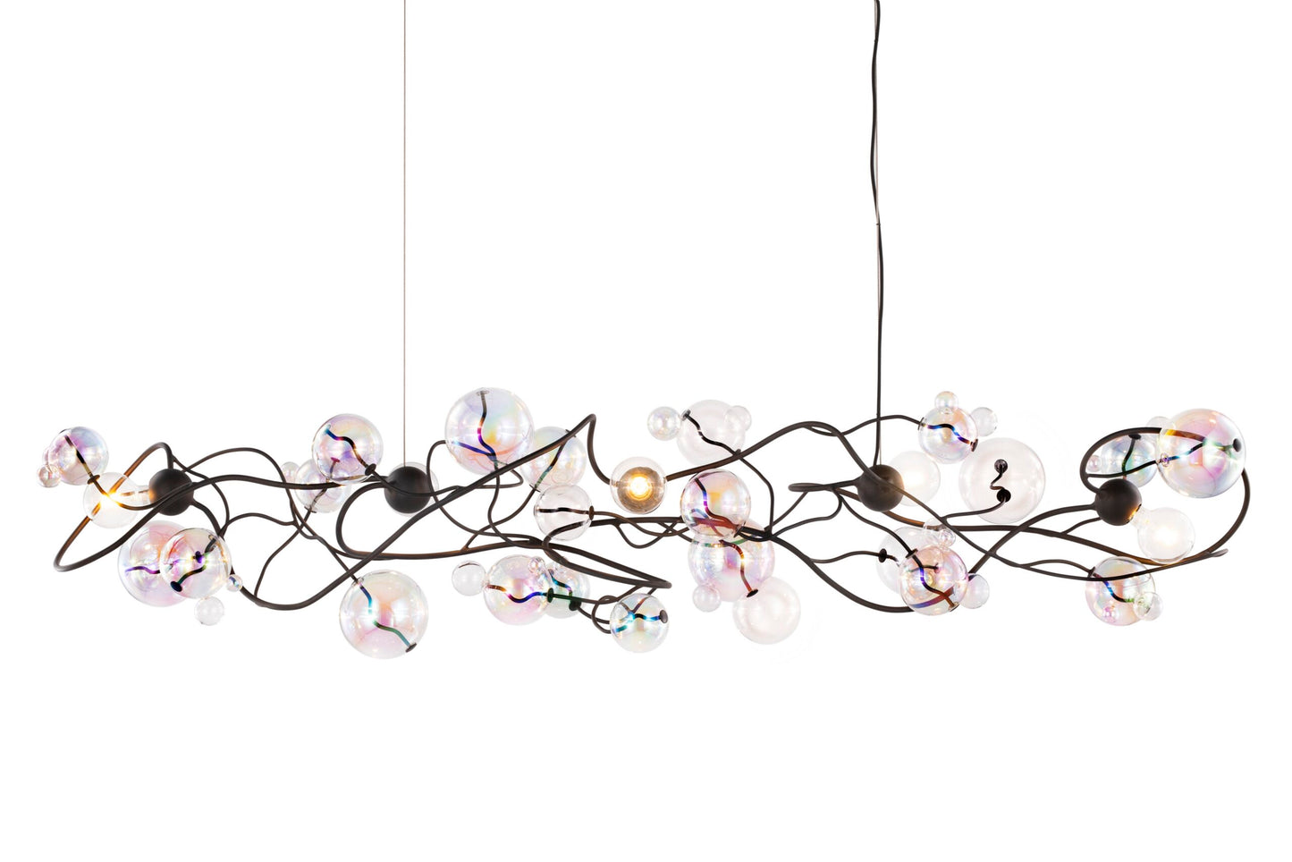 Bubbles Flow Hanging Lamp Long