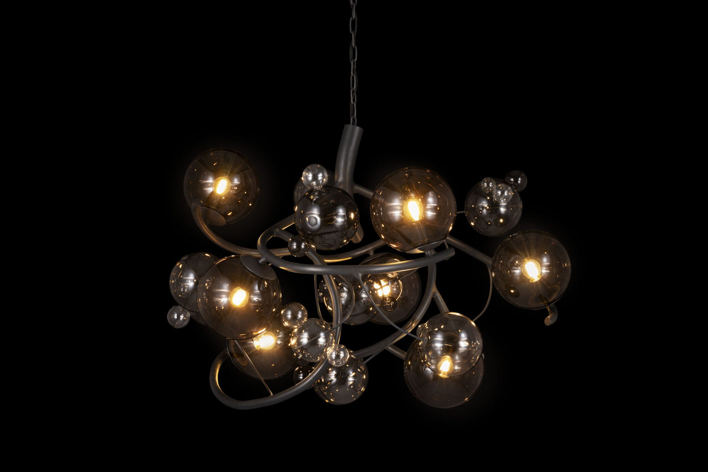 Bubbles Twilight Chandelier Round