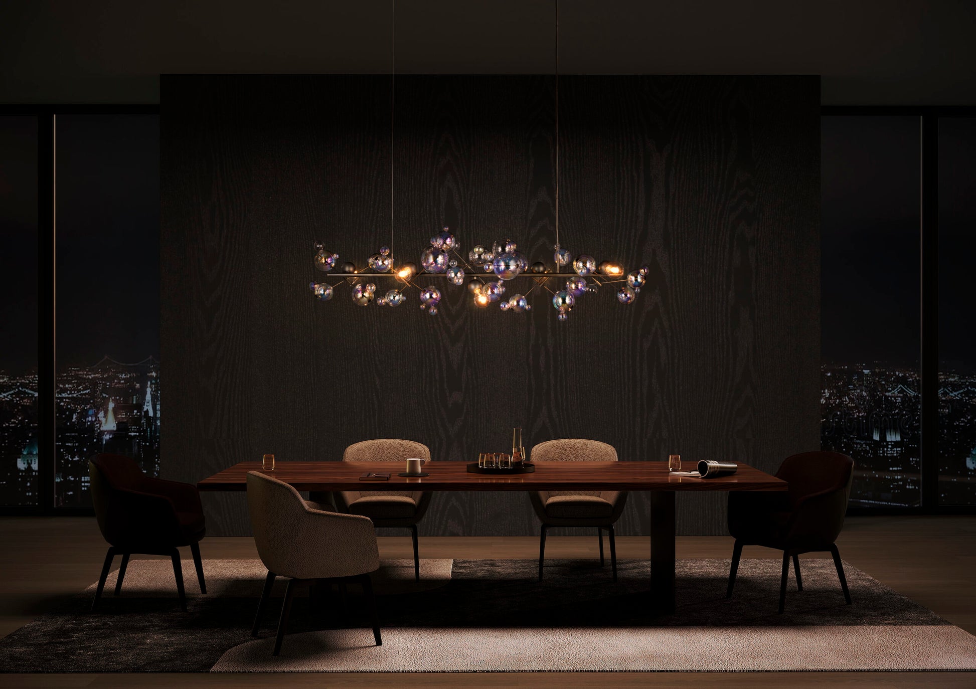 Bubbles Hanging Lamp Long