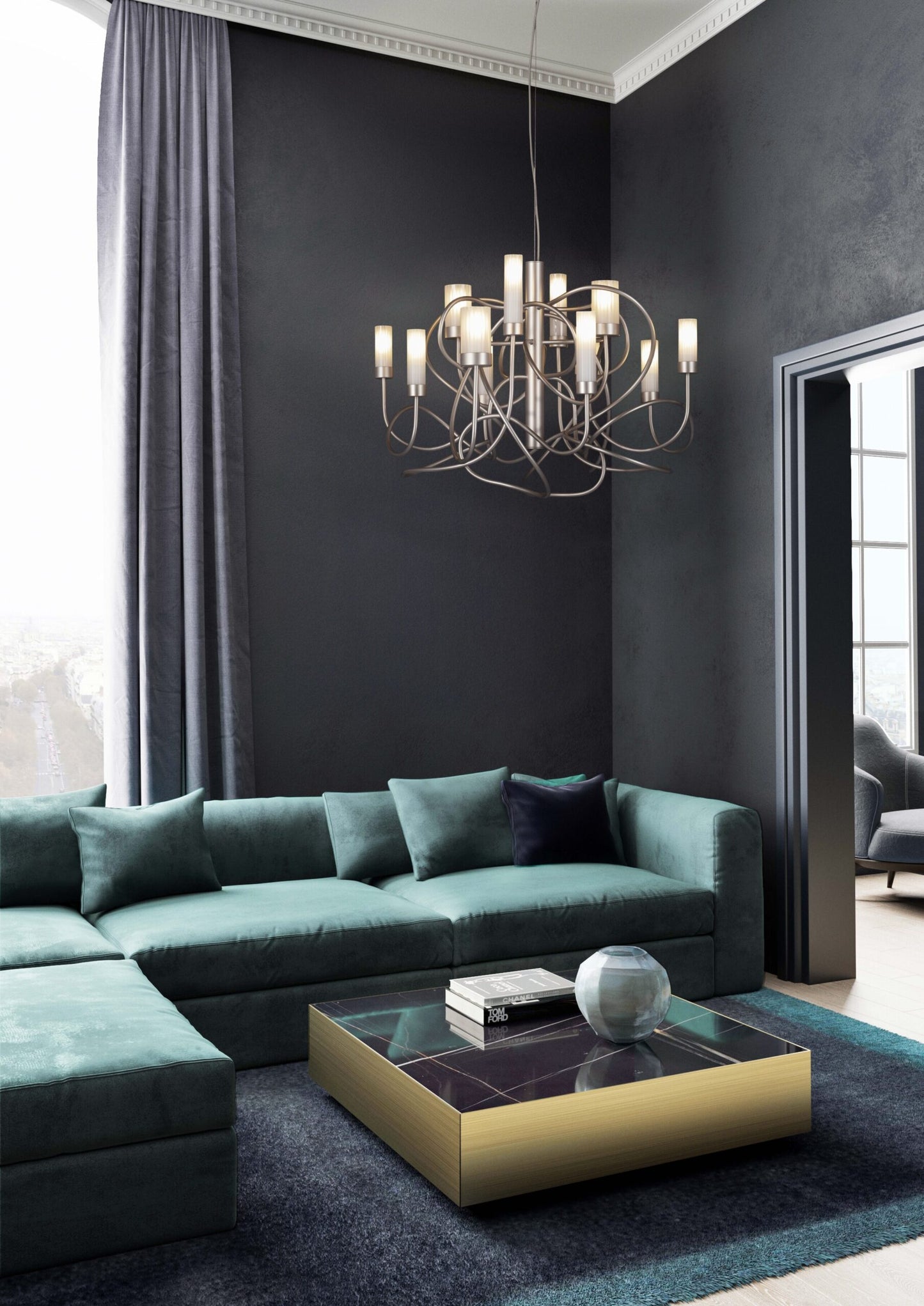 Salsa Chandelier Round