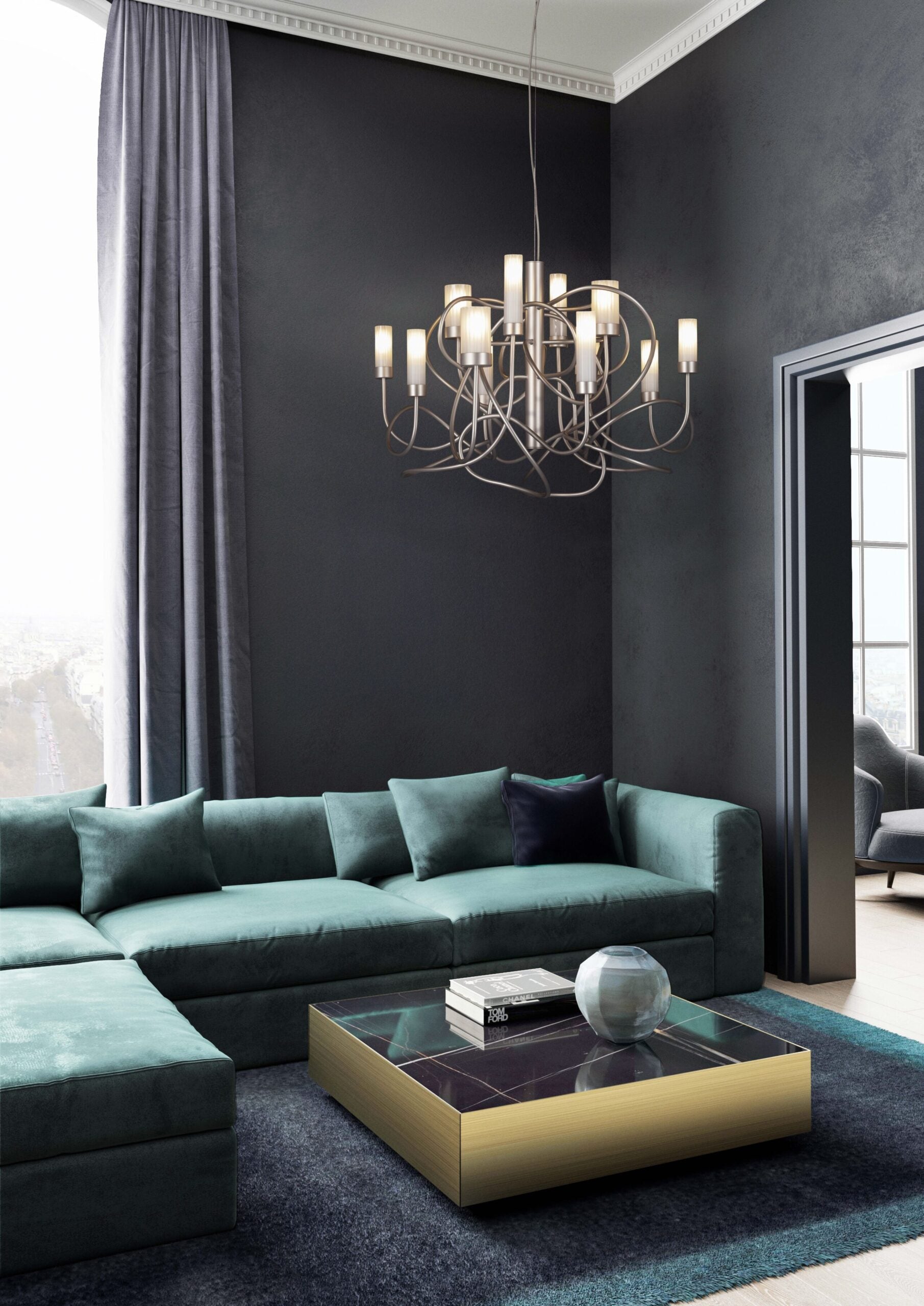 Salsa Chandelier Round