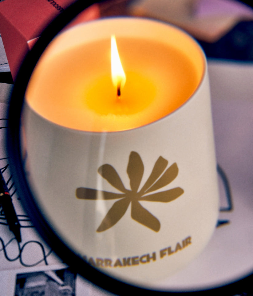 Moon Paradise Travel Candle