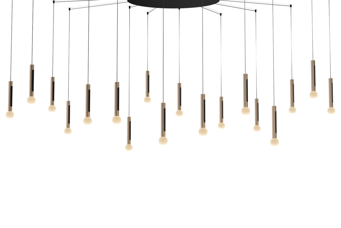 Coro Moon Spider 18 Pendant Light