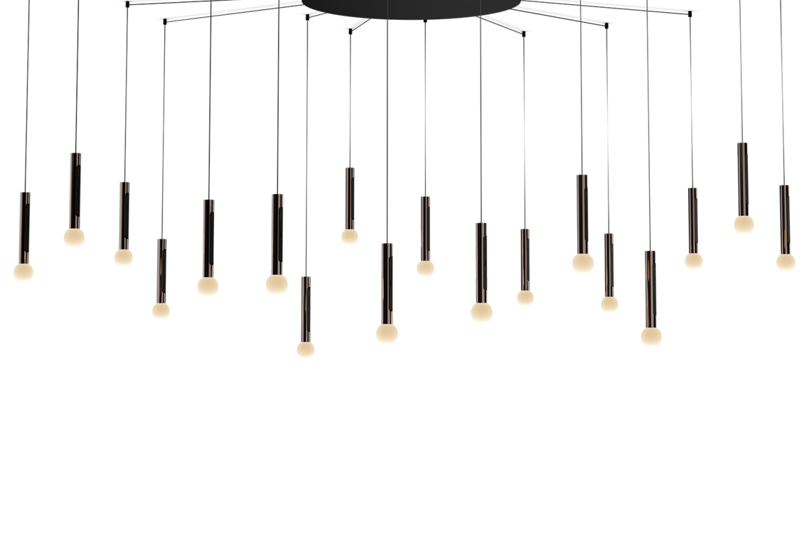 Coro Moon Spider 18 Pendant Light