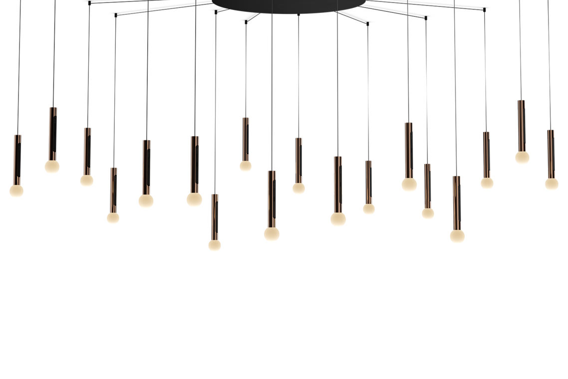 Coro Moon Spider 18 Pendant Light