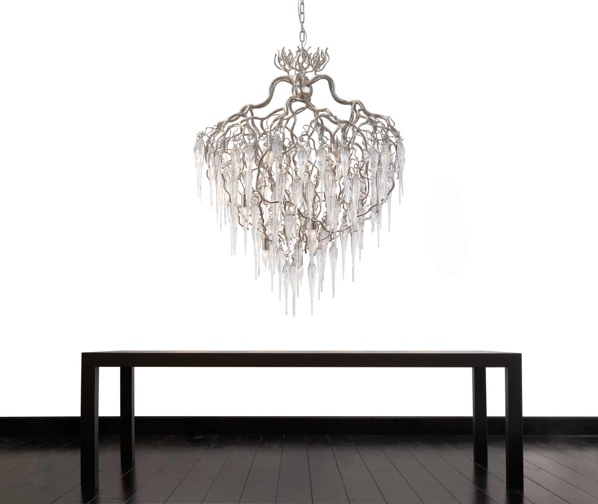 Hollywood Glass Chandelier Conical