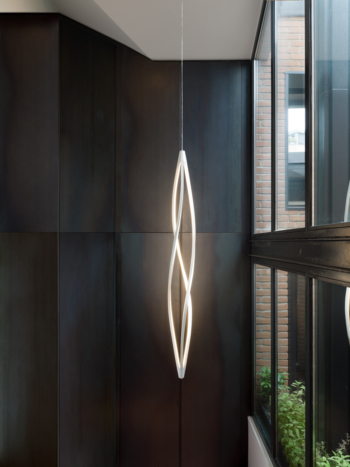 In The Wind Vertical Pendant Light
