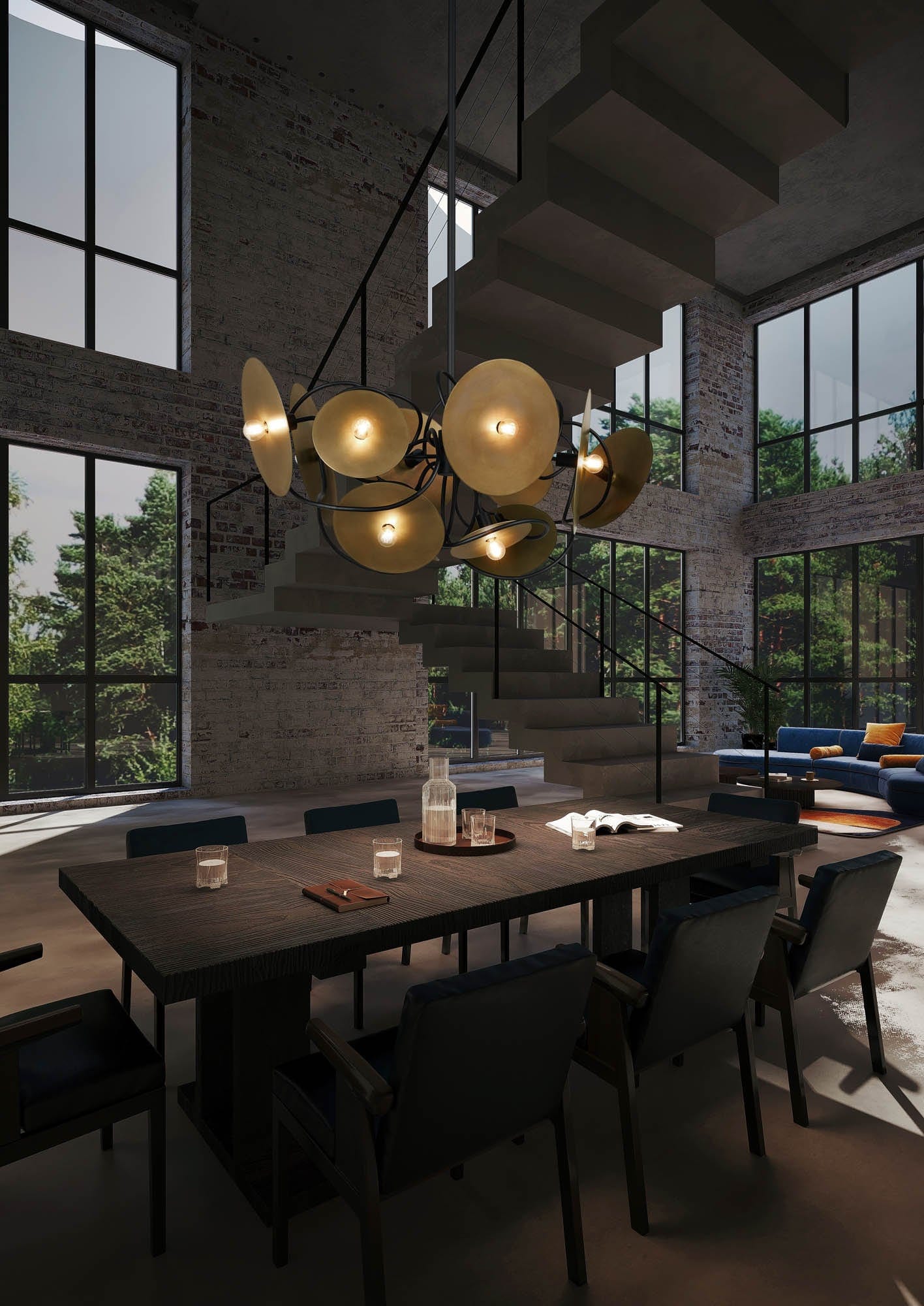 Solis Chandelier Oval