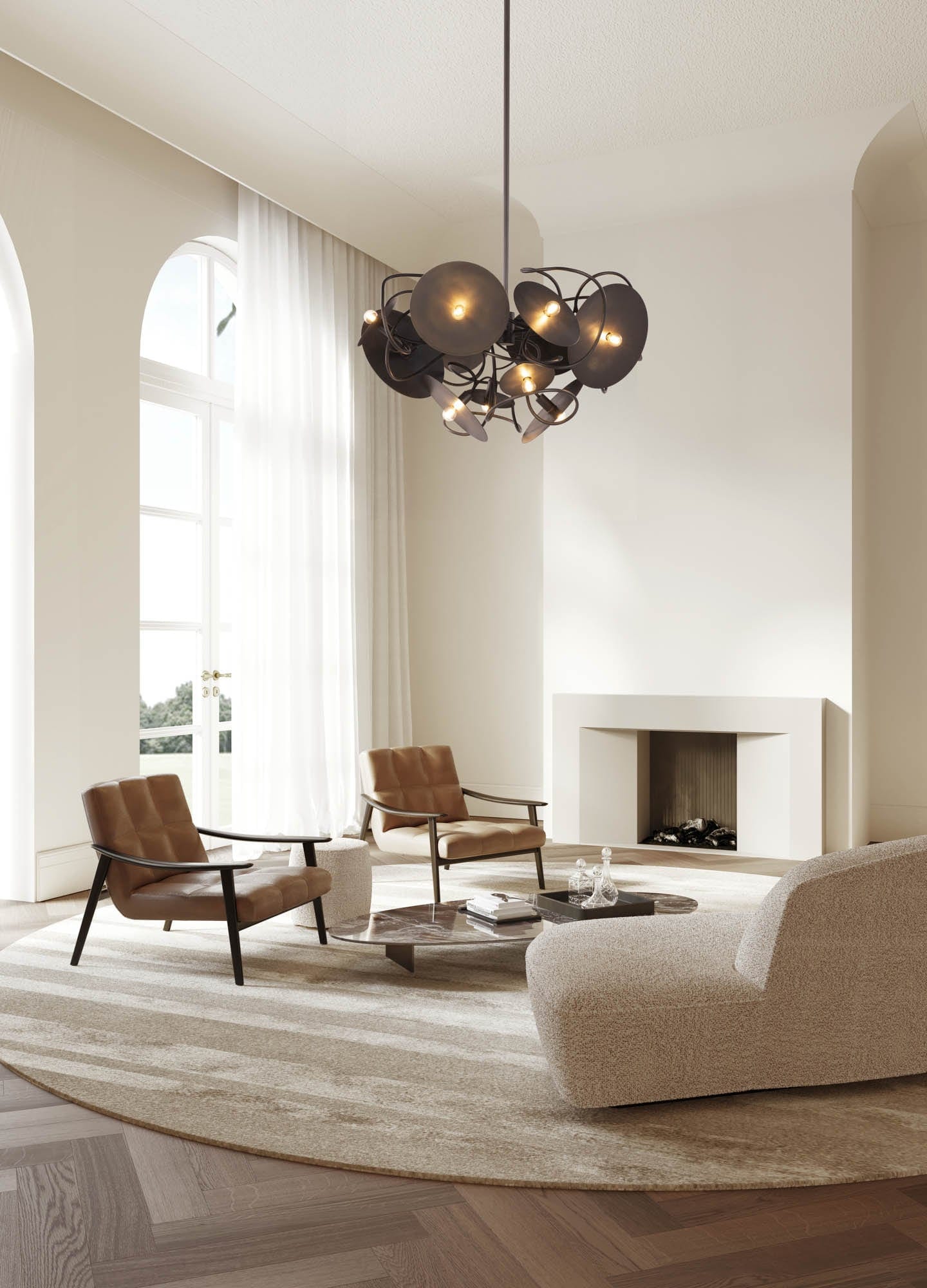 Solis Chandelier Round