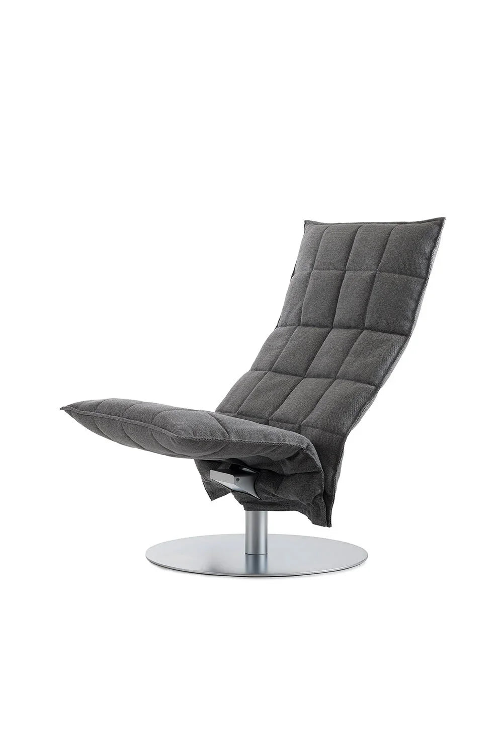 Narrow Swivel k chair with plate base