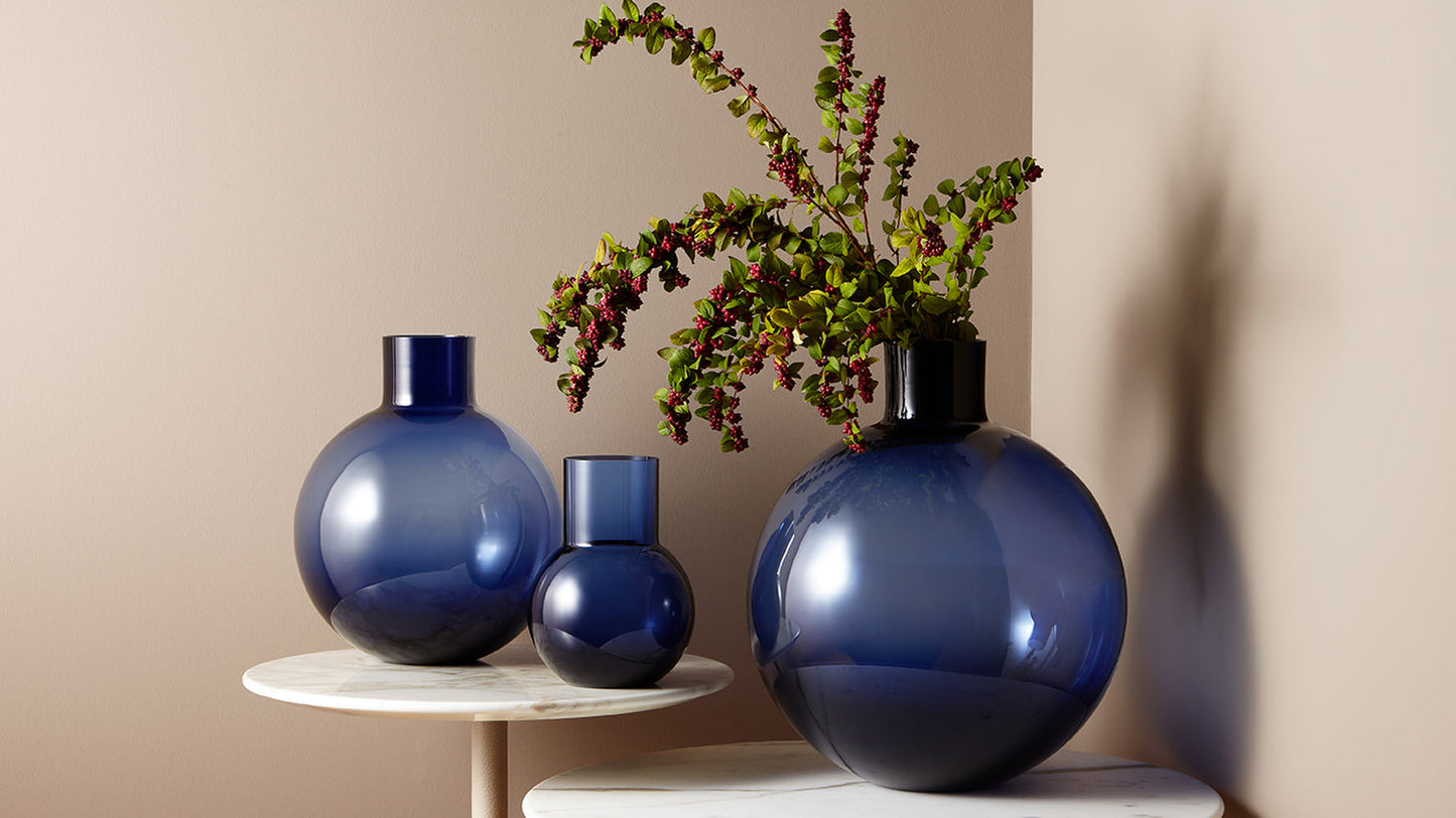 Blue Pallo Medium Vase