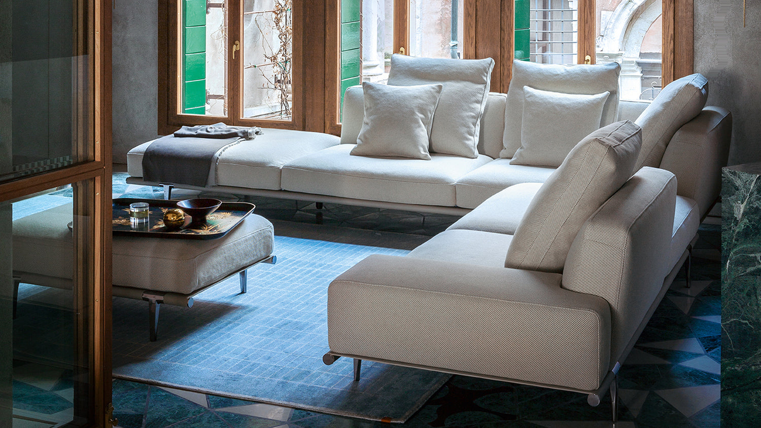 Let It Be Large 2 Seater Sofa with Bench