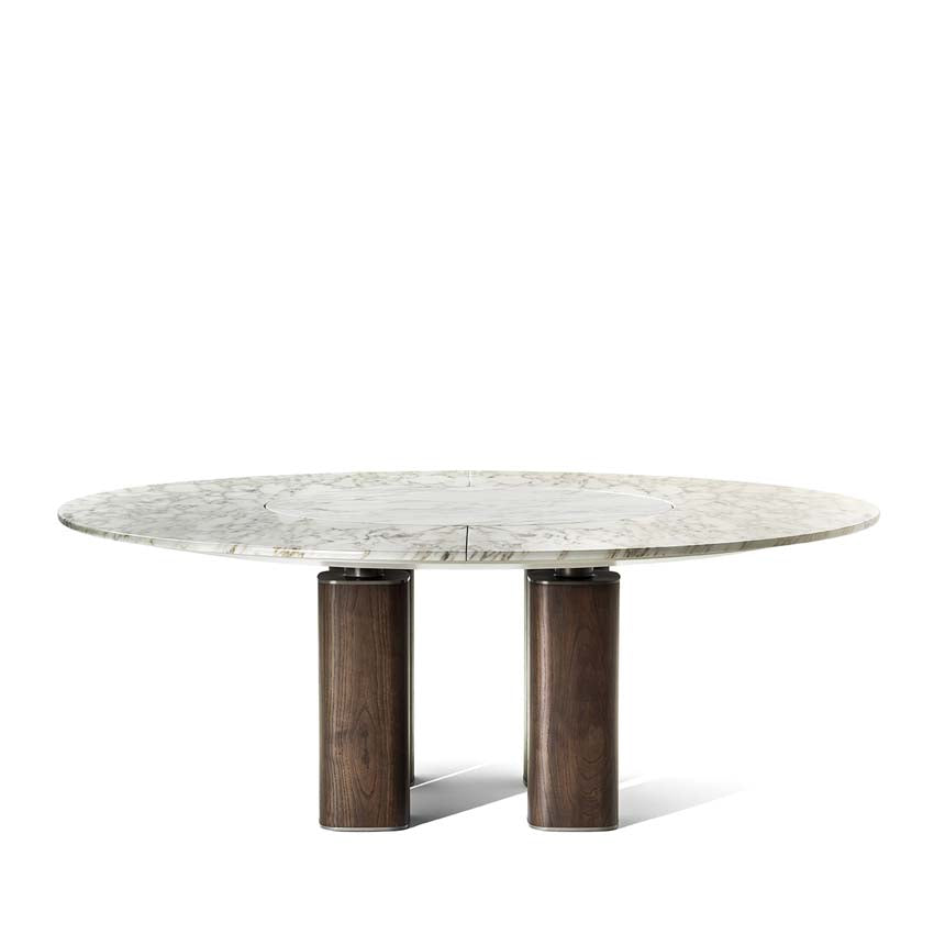 Jane Round Table With Lazy Susan