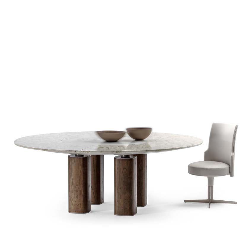 Jane Round Table With Lazy Susan