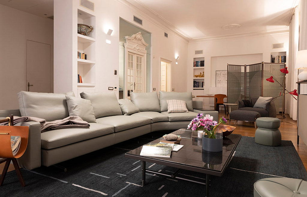 In The Mood 45° Curved Sectional Sofa