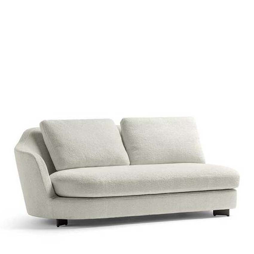 Duo Curved Sectional 2 Seater Sofa