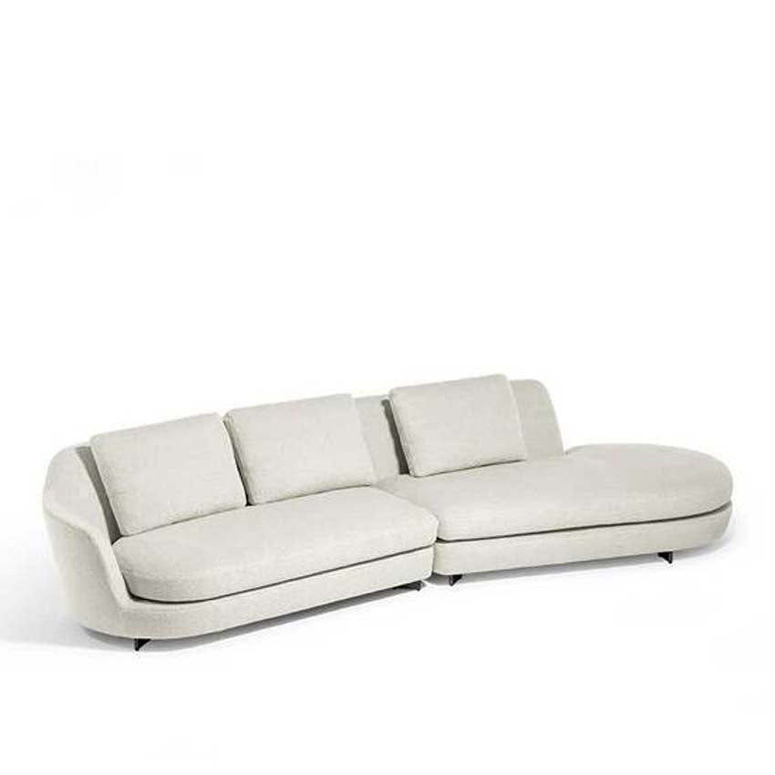 Duo Curved Sectional 2 Seater Sofa