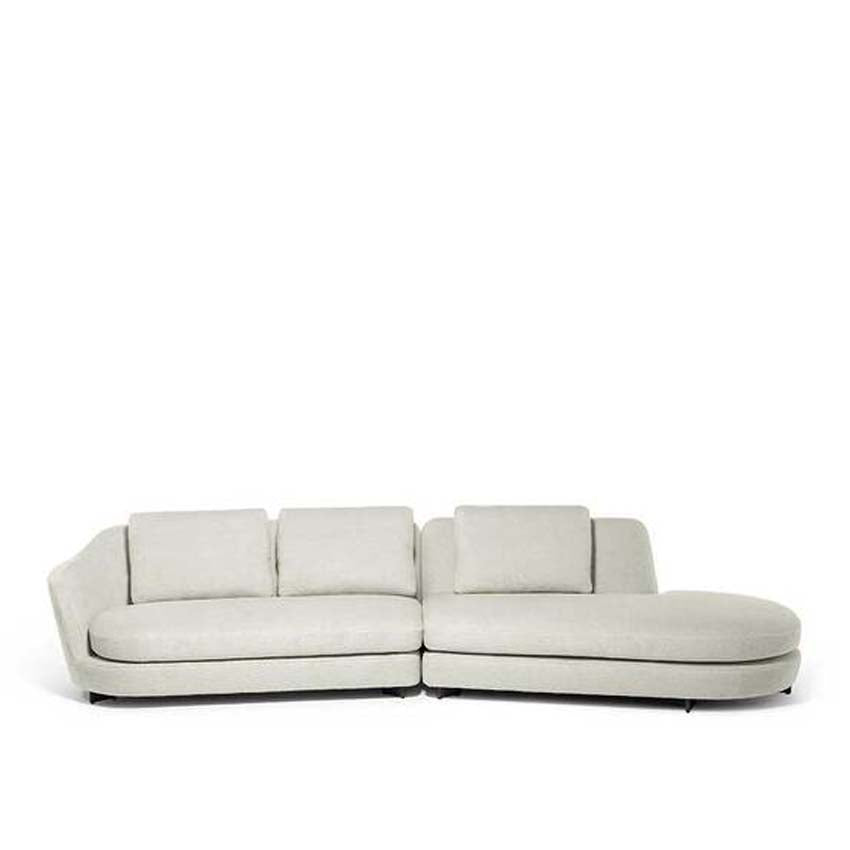 Duo Curved Sectional 2 Seater Sofa