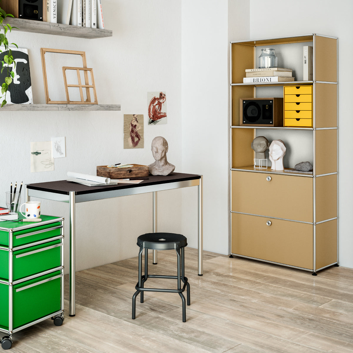 Usm 4-Tier Shelving