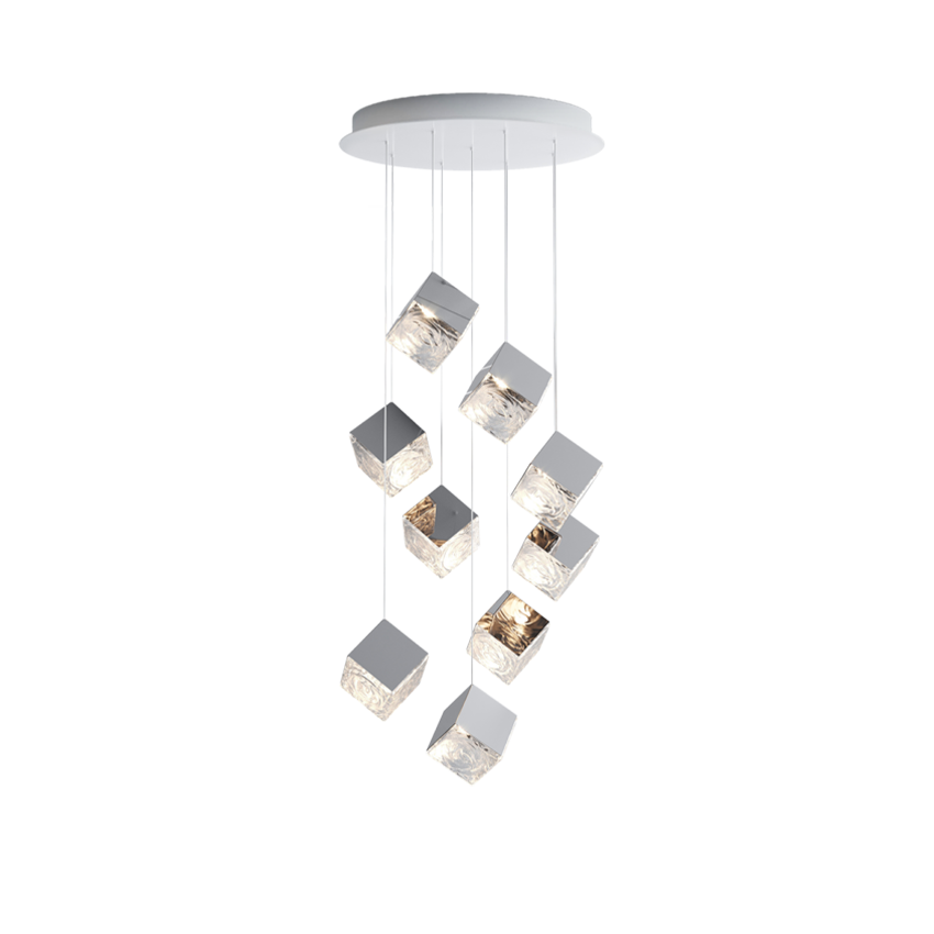 Pyrite Chandelier Light