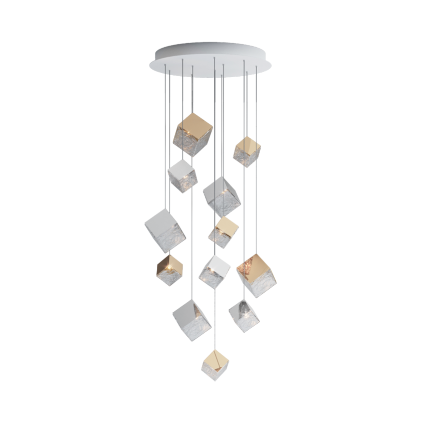 Pyrite Chandelier Light