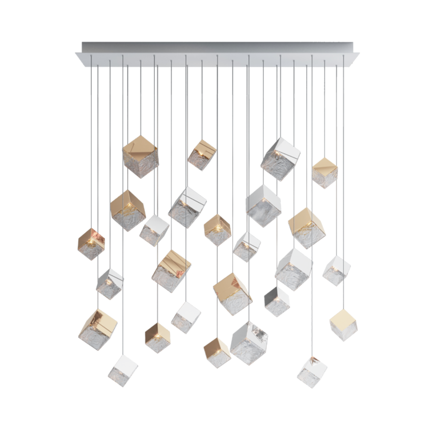 Pyrite Chandelier Light