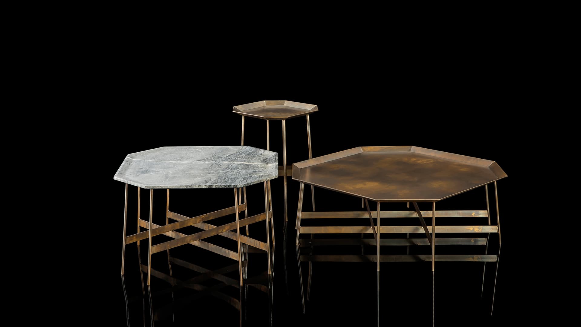 Octagon Side Table