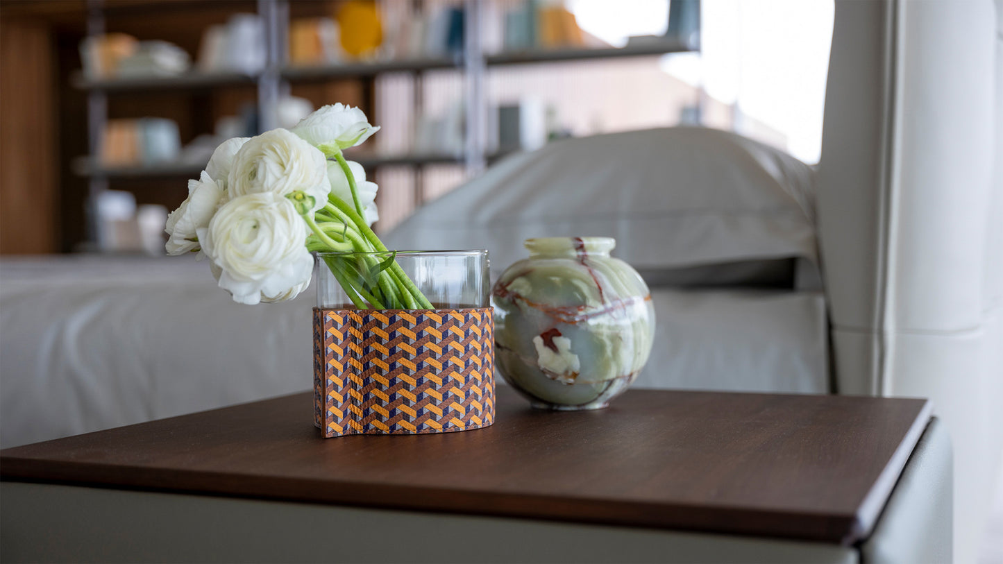Leather Pot - Small