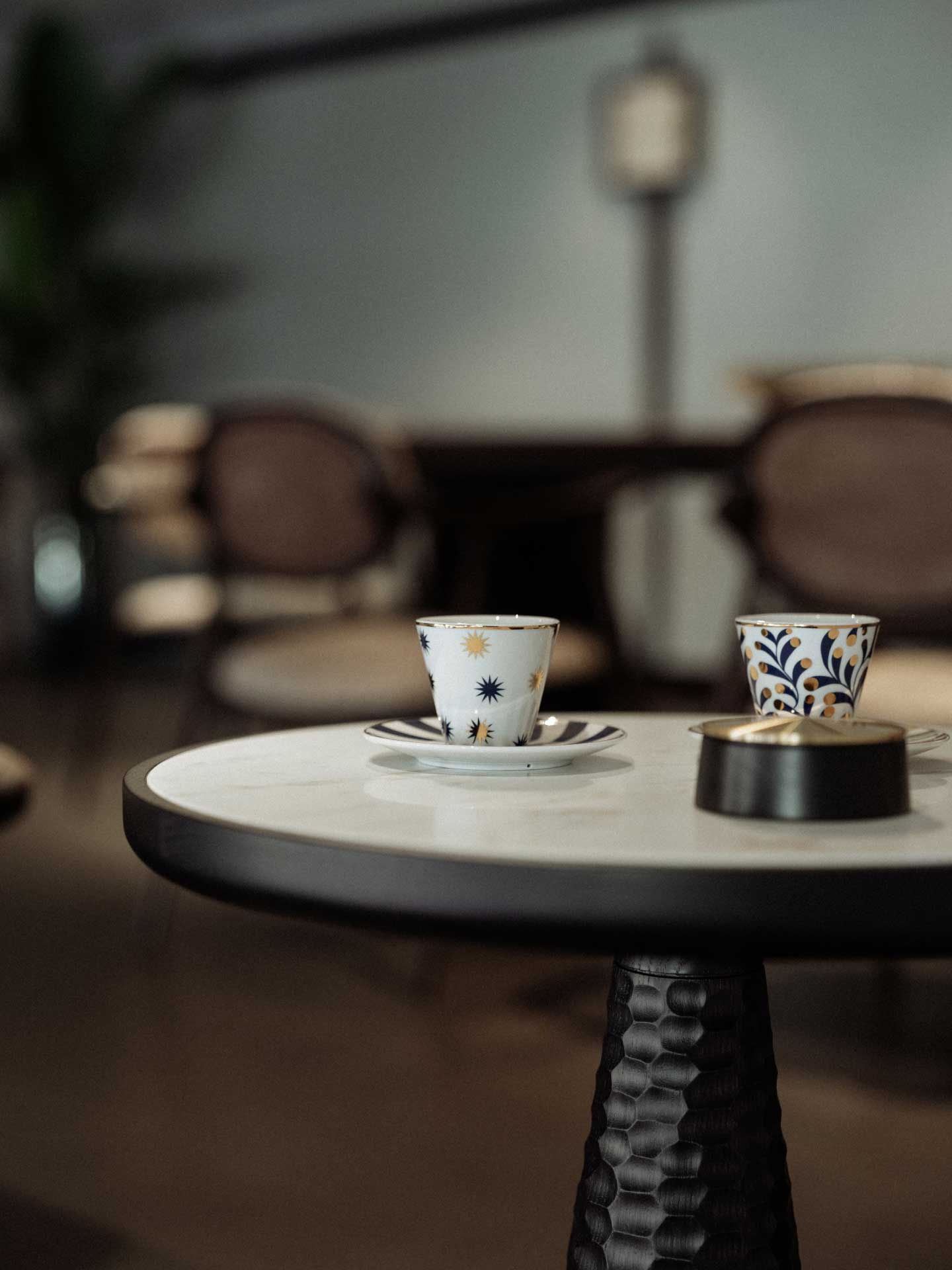Duo Pedestal Table