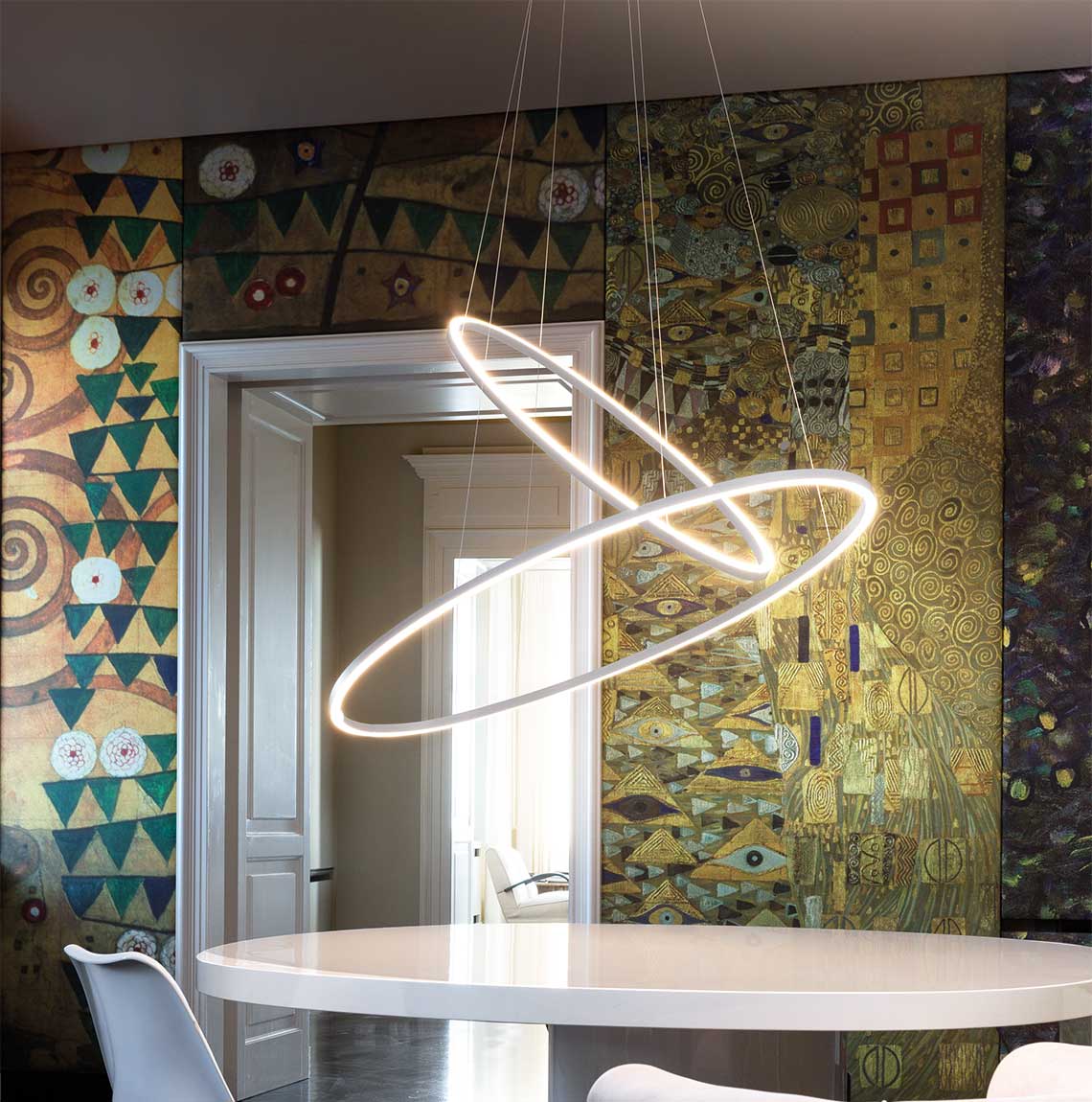 Ellisse Double Pendant Light