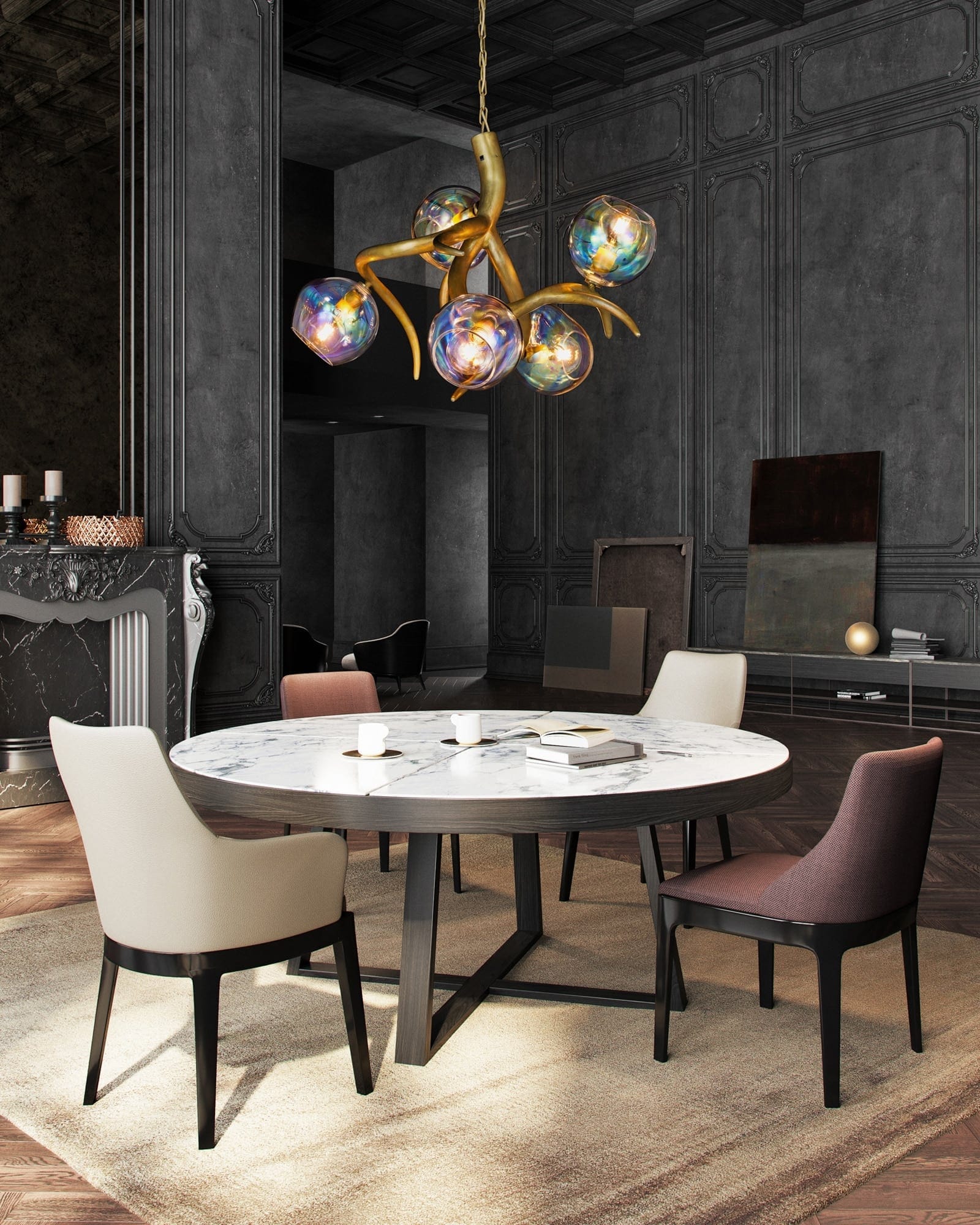 Ersa Chandelier Round