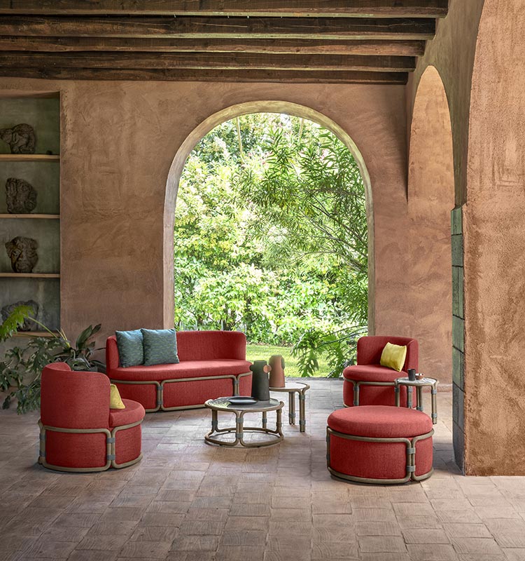 Rotin Lounge Armchair