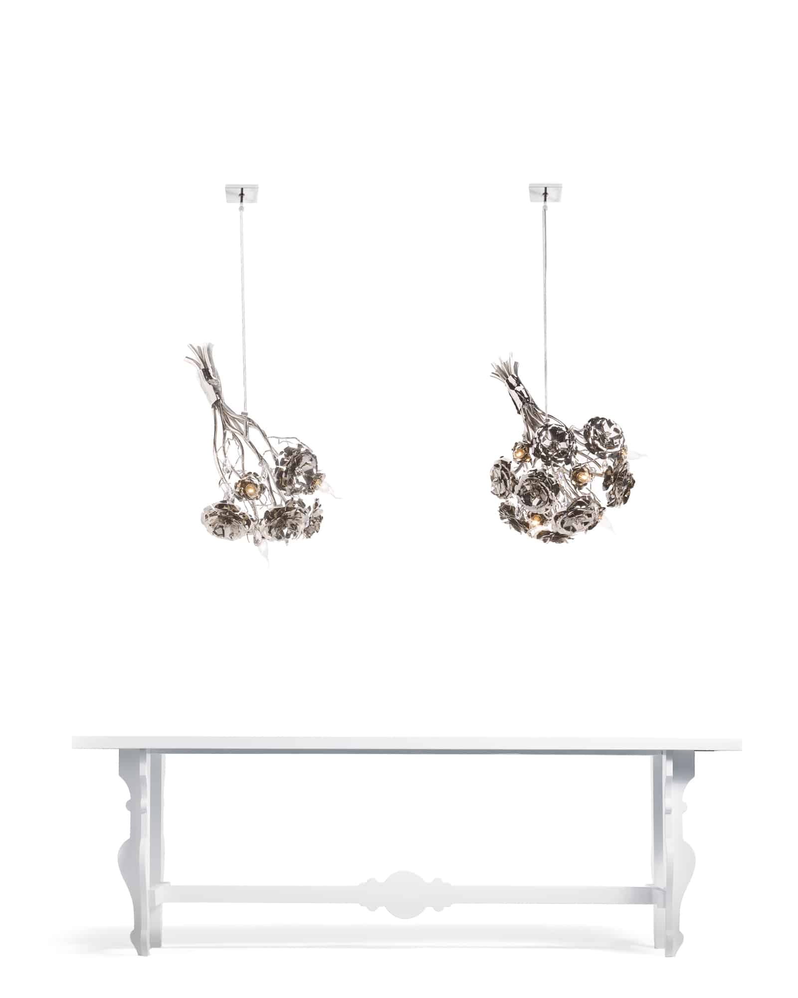 La Vie En Rose Bouquet Chandelier