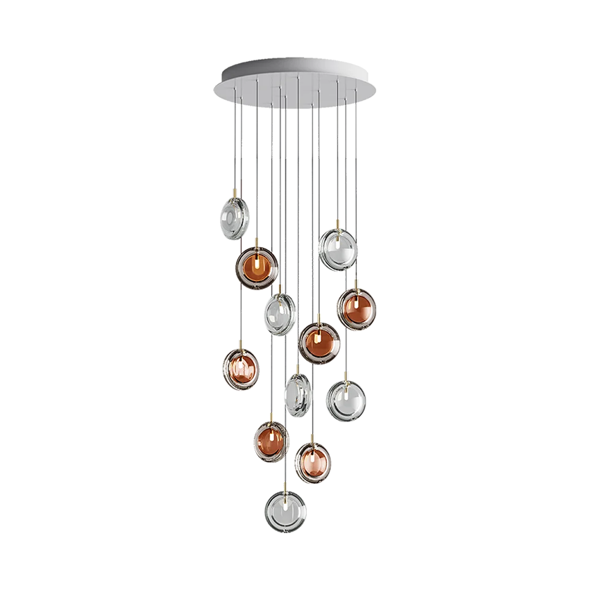 Lens 9 Pcs Pendant Light
