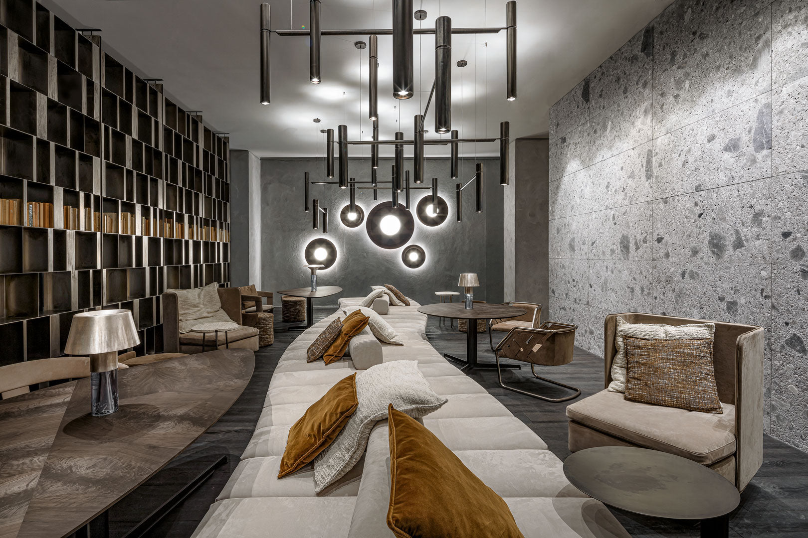 Tubular Horizontal Chandelier