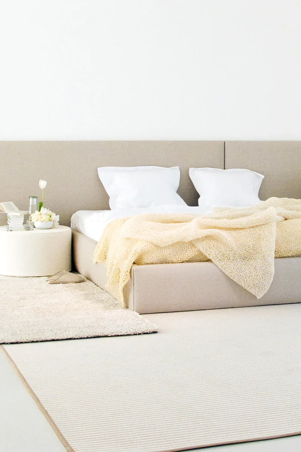 Quilted bed headboard