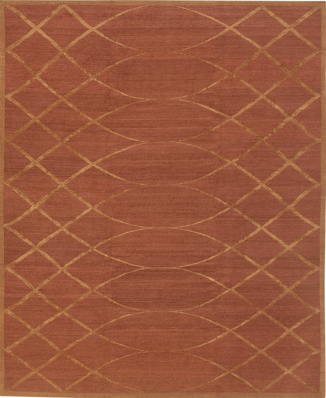Arching Lattice Auburn Rug